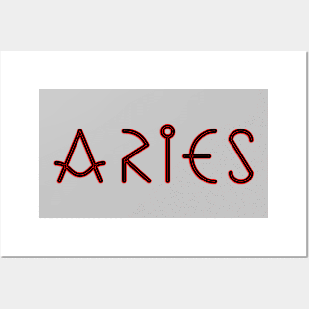 Aries Wall Art by Zodiac Syndicate